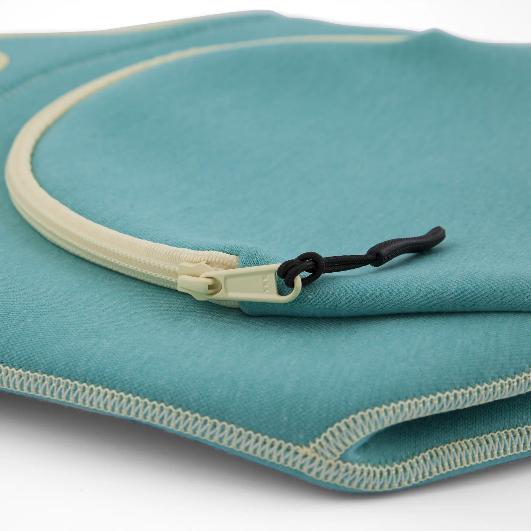13.5" Cotton Lunch Bag Lagoon/Yellow