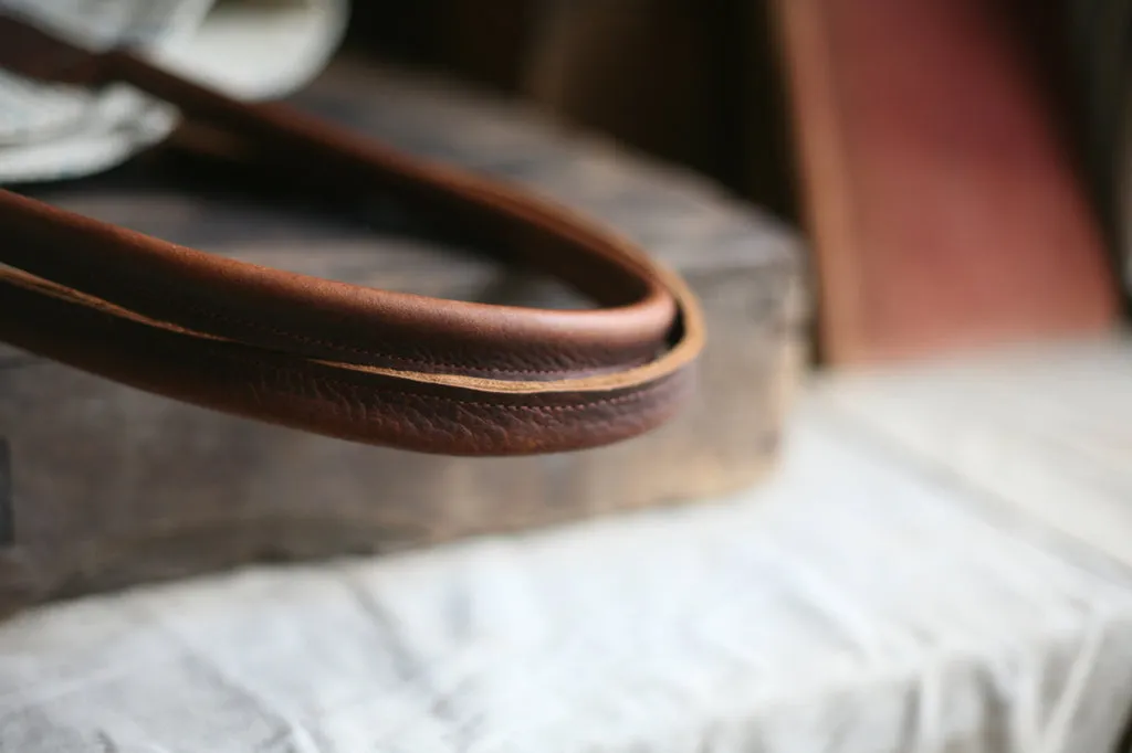 1930's era Ticking Fabric Carryall - SOLD