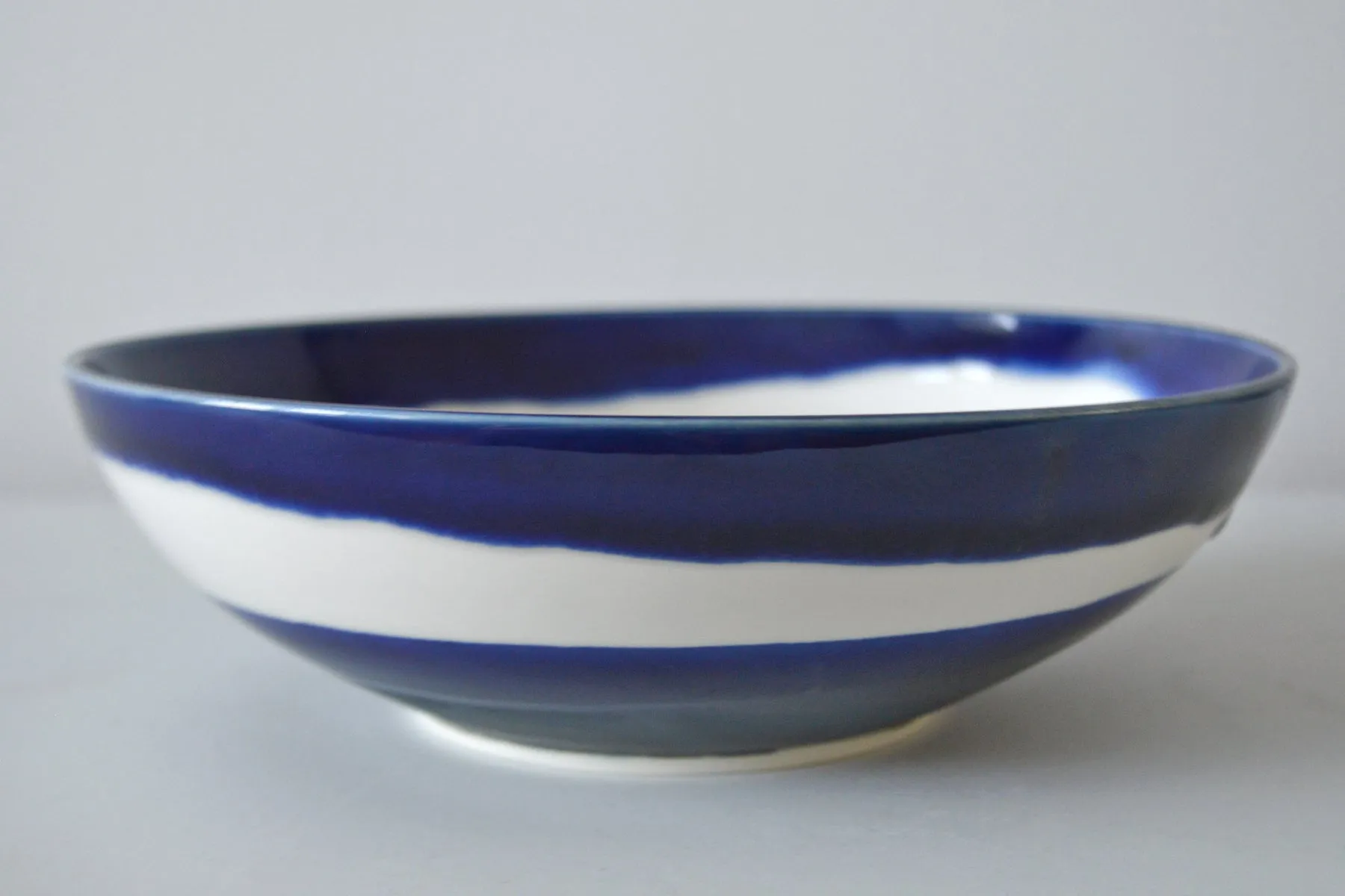 27-B Blue Pasta Bowl