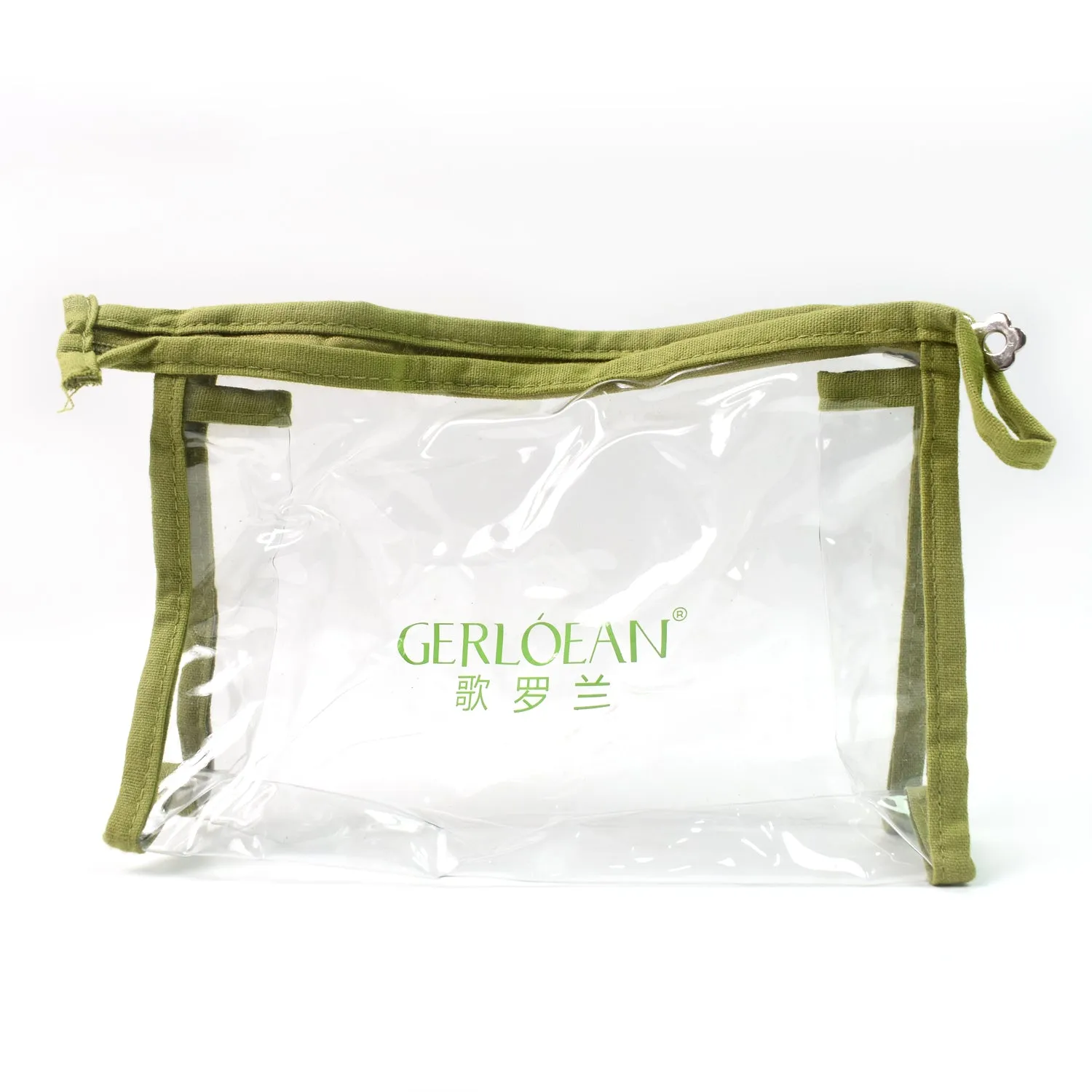 4865 Transparent Zipper Closing Pouch (1 Pc)