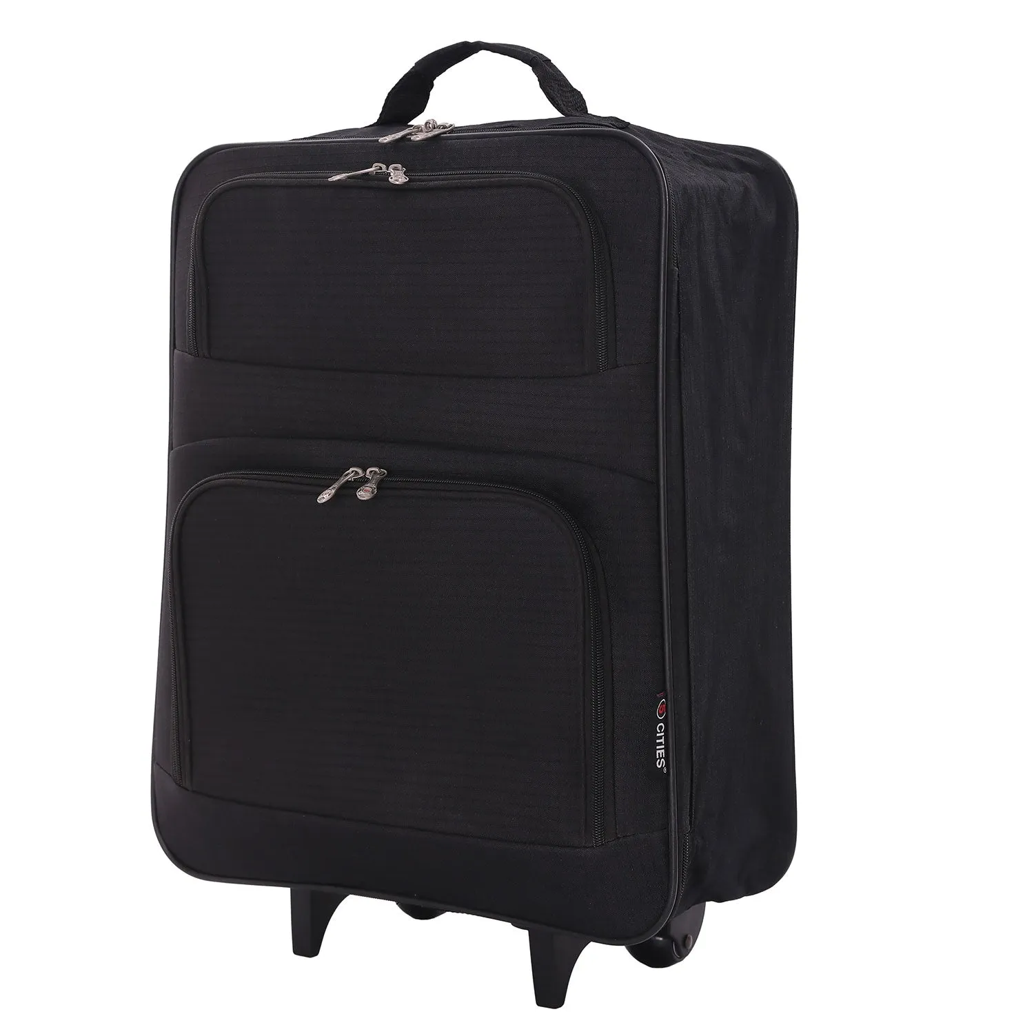 5 Cities (55x40x20cm) Lightweight Folding Cabin Hand Luggage (x2 Set)