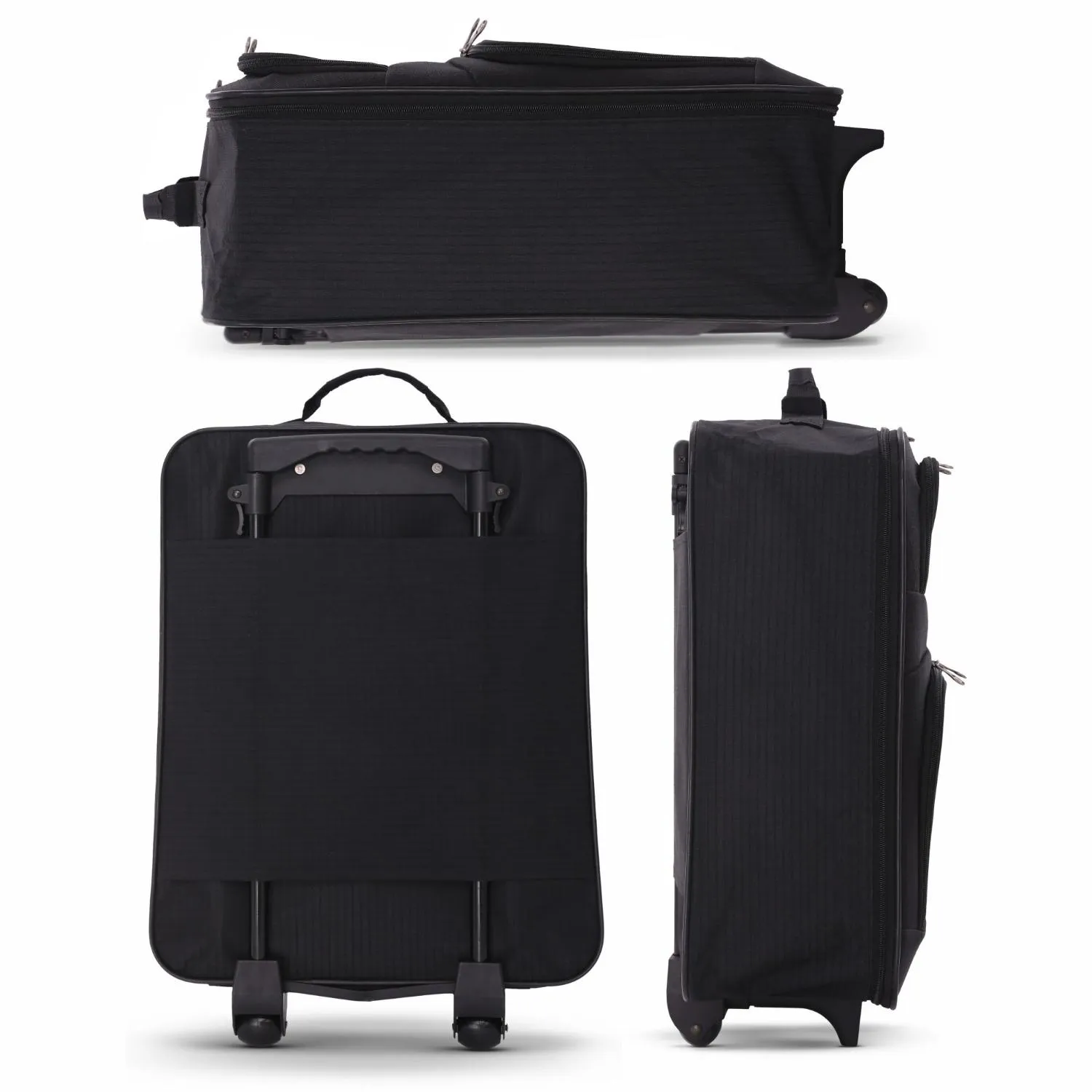 5 Cities (55x40x20cm) Lightweight Folding Cabin Hand Luggage (x2 Set)