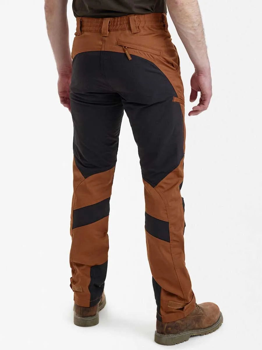 50% OFF DEERHUNTER Rogaland Stretch Trousers Contrast - Men's - Burnt Orange - Size: UK Waist 41"