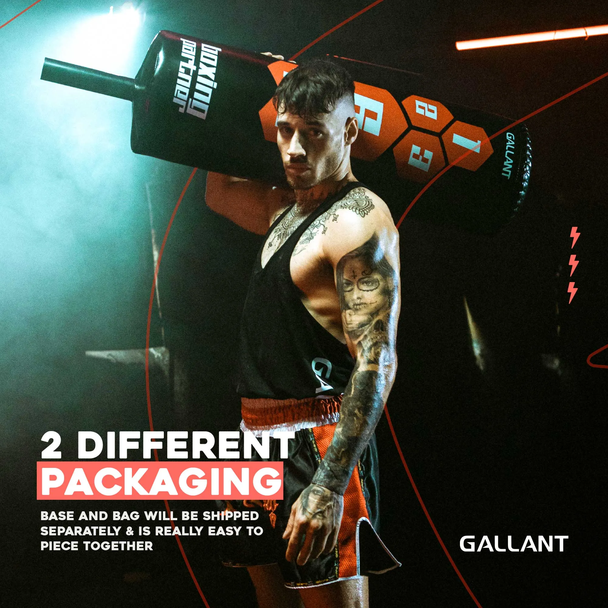 5.5ft Heritage Brown Free-Standing Punchbag