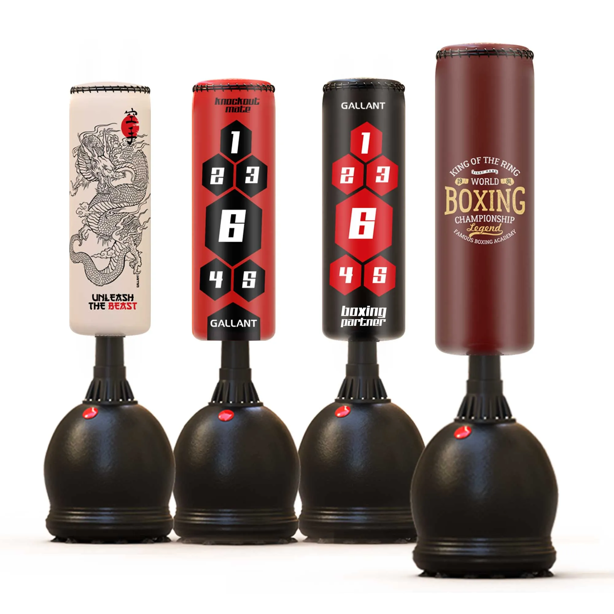 5.5ft Heritage Brown Free-Standing Punchbag