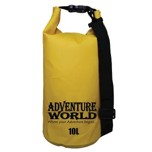 Adventure World 10L Waterproof Dry Bag (Yellow)