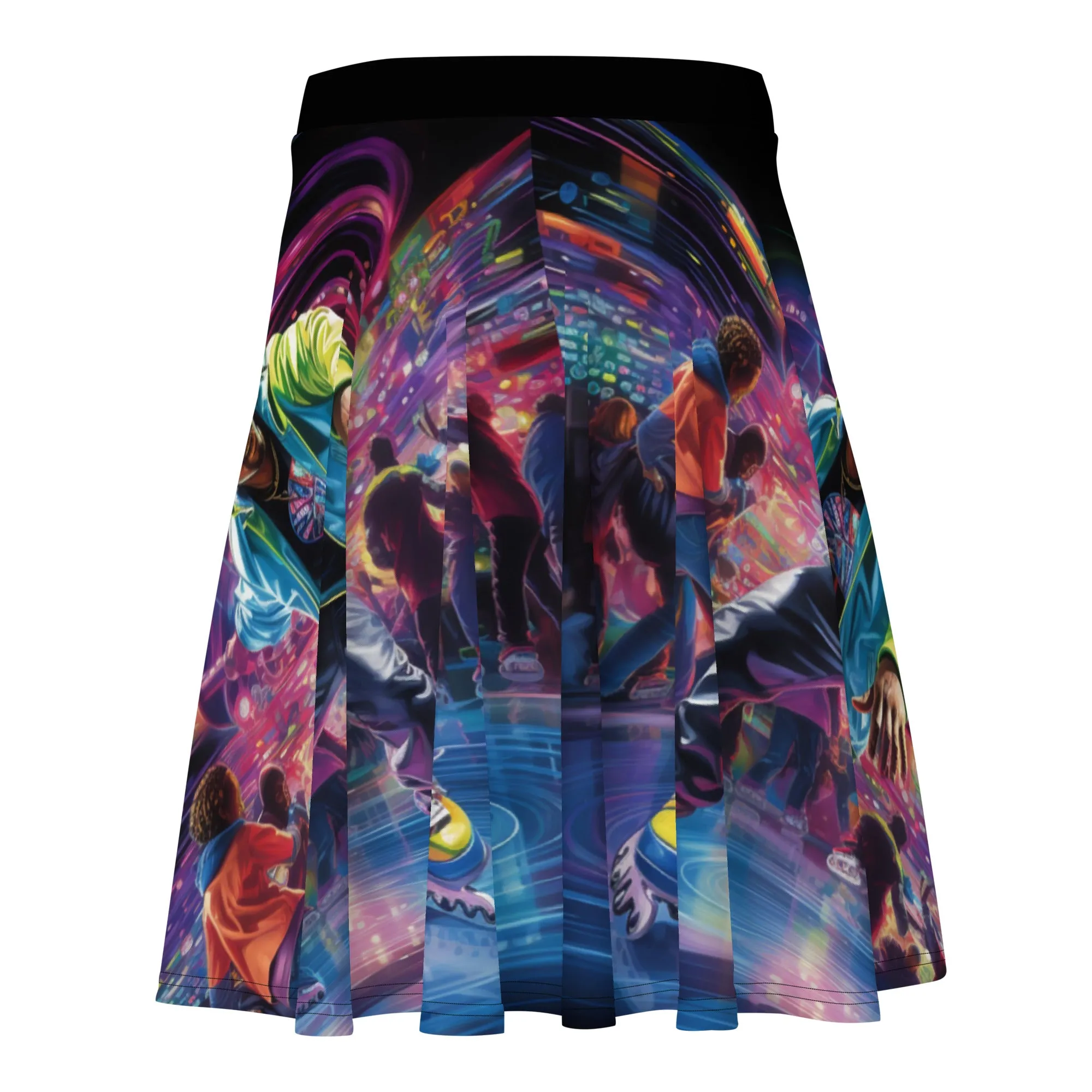Airfros And Babyhairs He Blades Skater Skirt