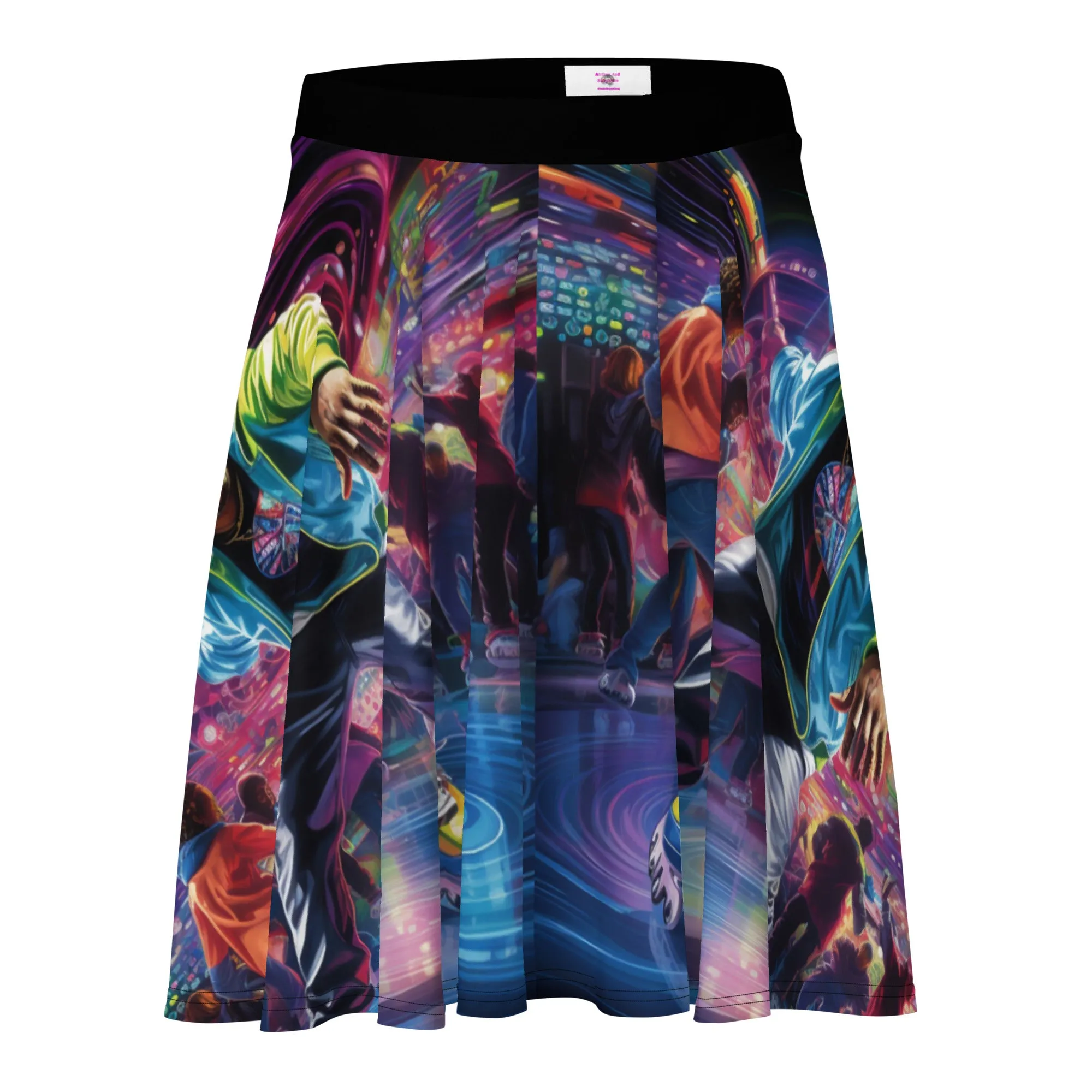 Airfros And Babyhairs He Blades Skater Skirt