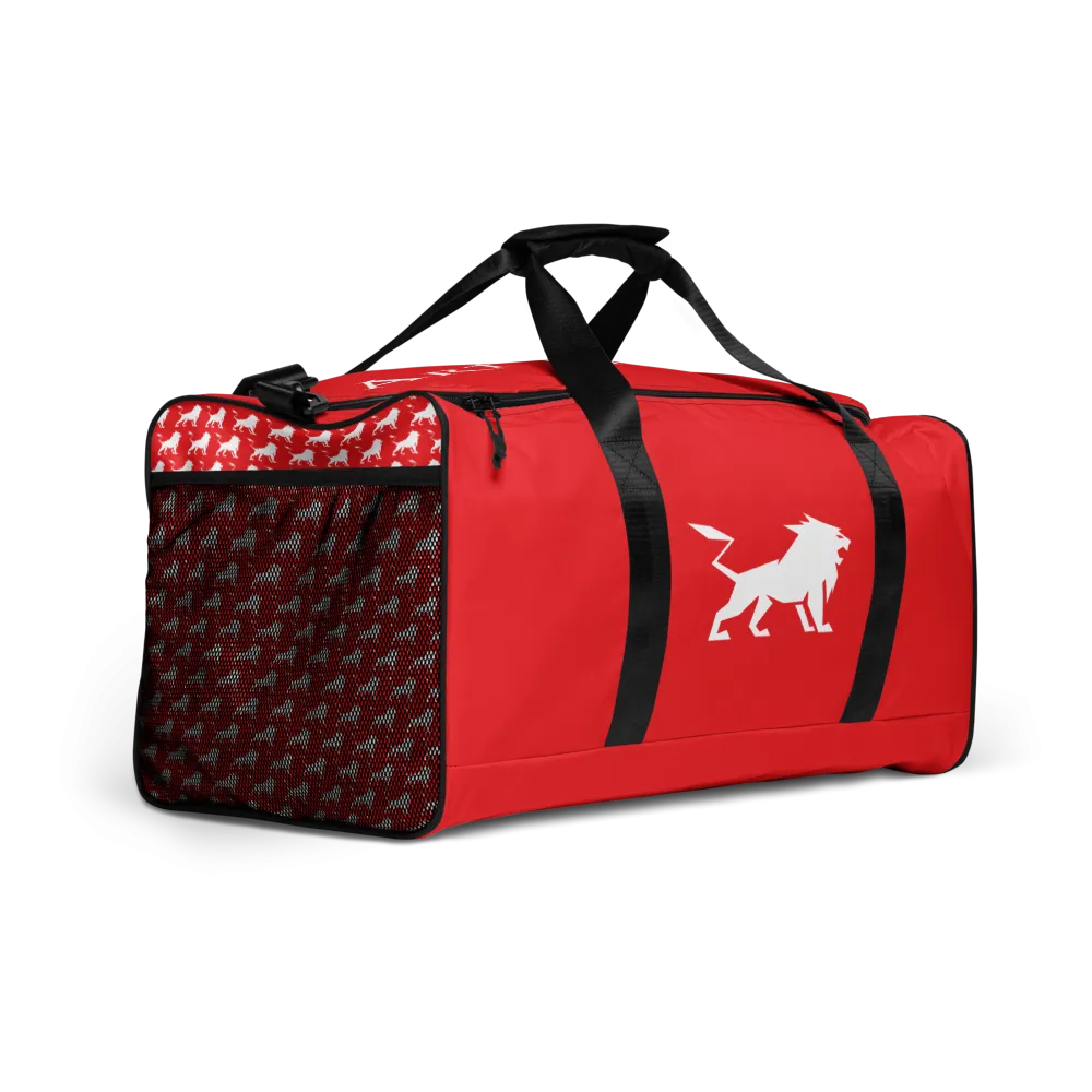AOS Red Duffle bag