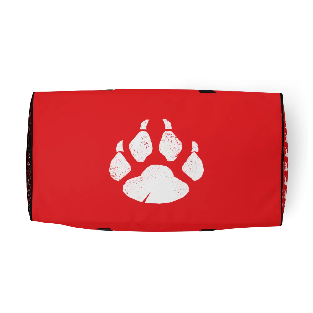 AOS Red Duffle bag
