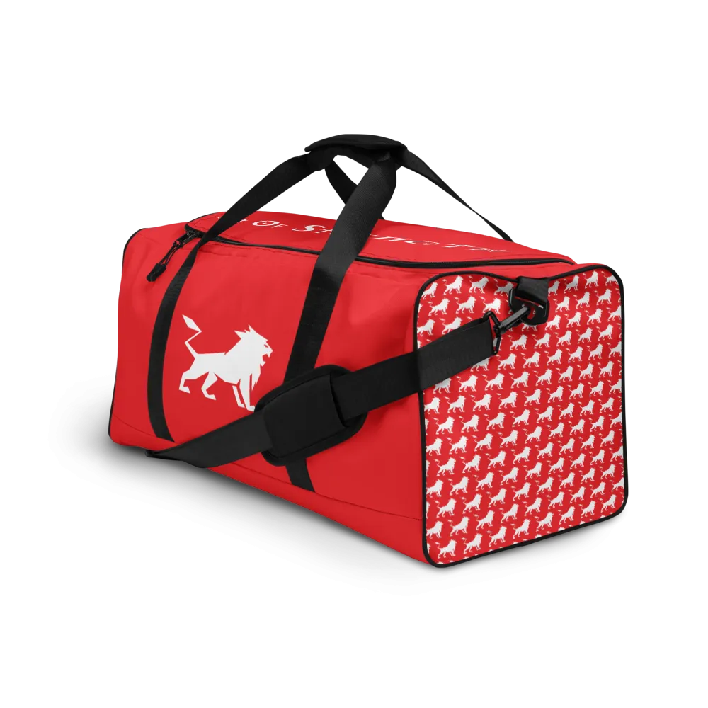 AOS Red Duffle bag