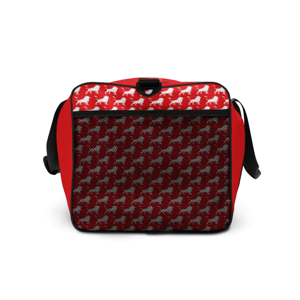AOS Red Duffle bag