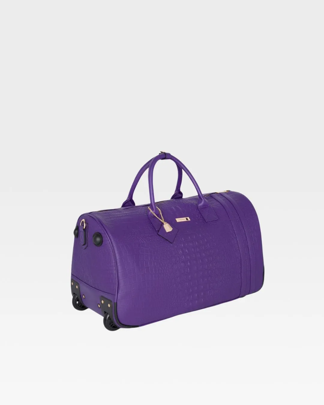 Apollo 2 Rolling Duffle Bag in Purple