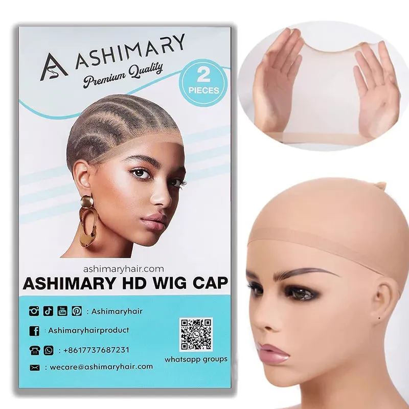 Ashimary HD Wig Cap 5 Packs ( 10 Pieces)