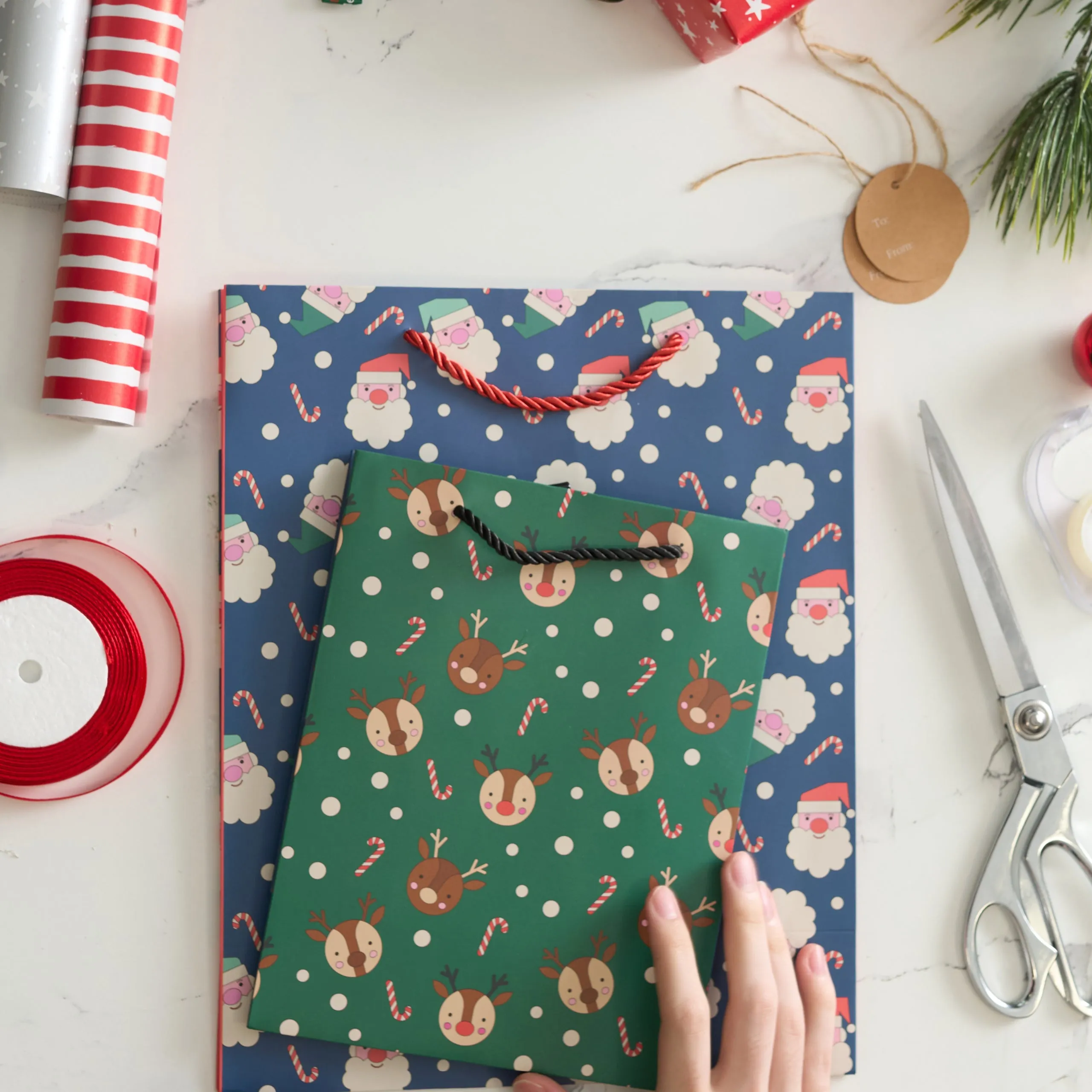Assorted Christmas Characters Gift Bags