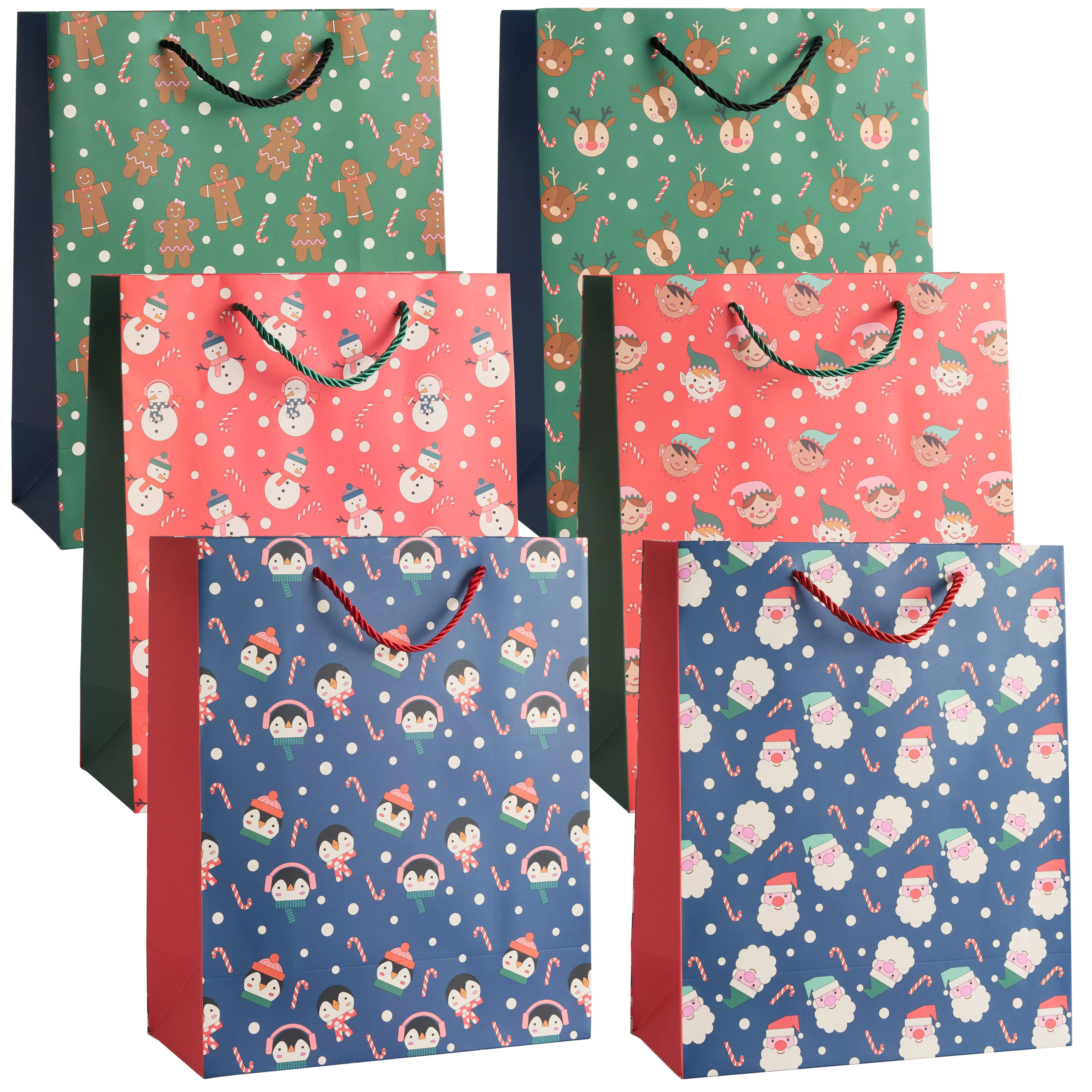 Assorted Christmas Characters Gift Bags