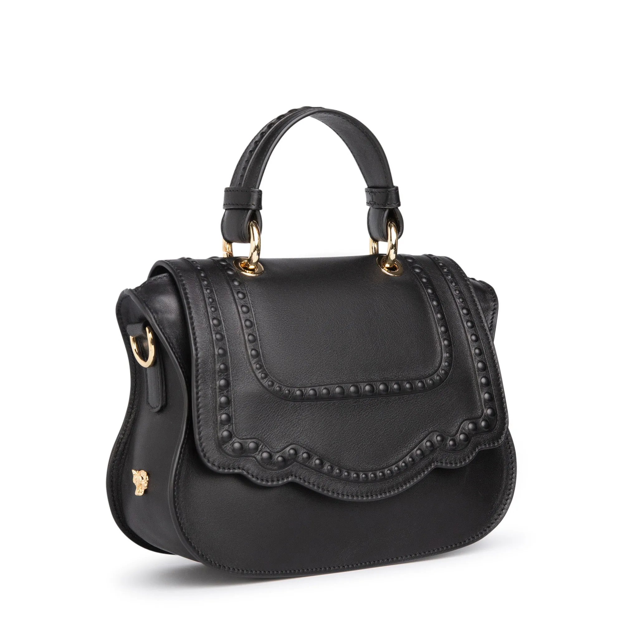 Audrey Discrete Crossbody: Designer Crossbody Bag in Black