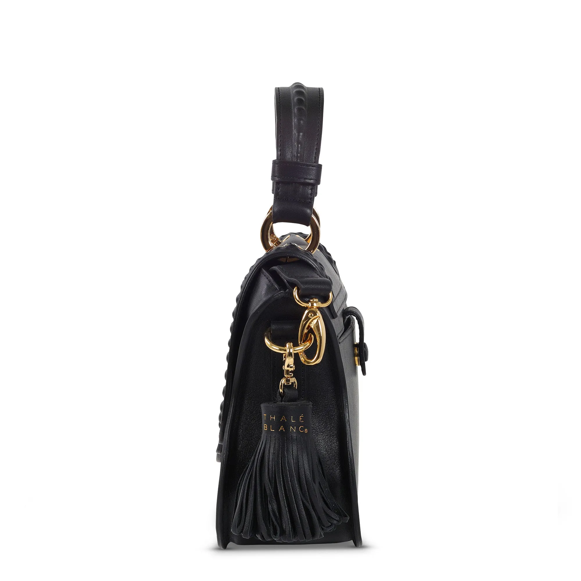 Audrey Discrete Crossbody: Designer Crossbody Bag in Black