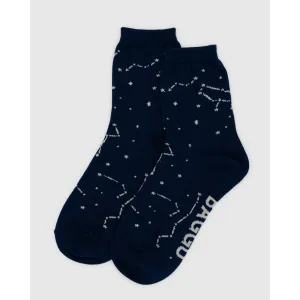 Baggu - Adult crew socks - Constellation Midnight