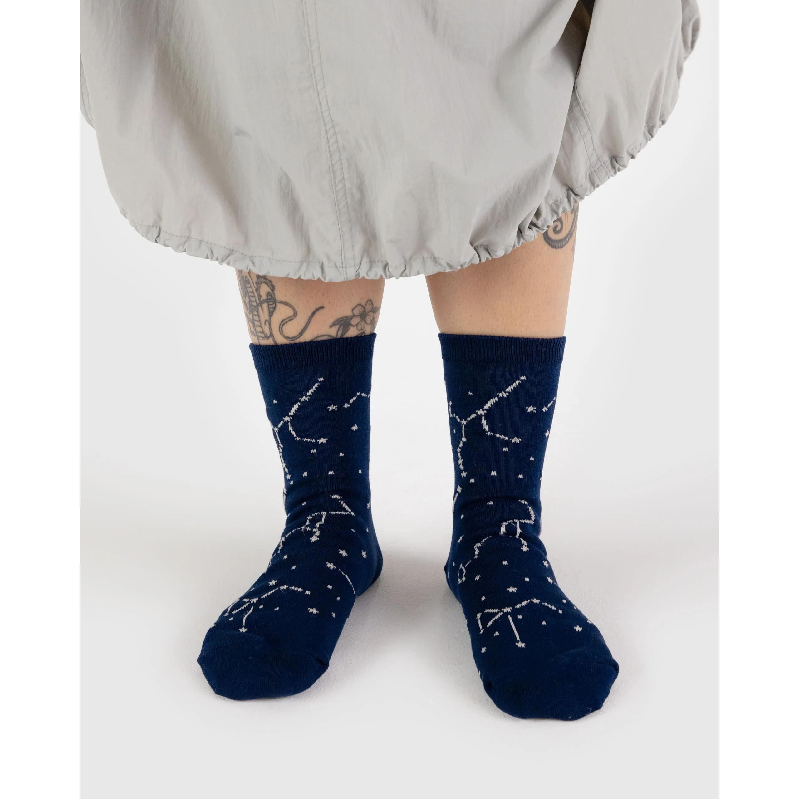 Baggu - Adult crew socks - Constellation Midnight