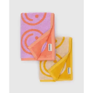 Baggu - Hand towels set of 2 - Happy Lilac Marigold