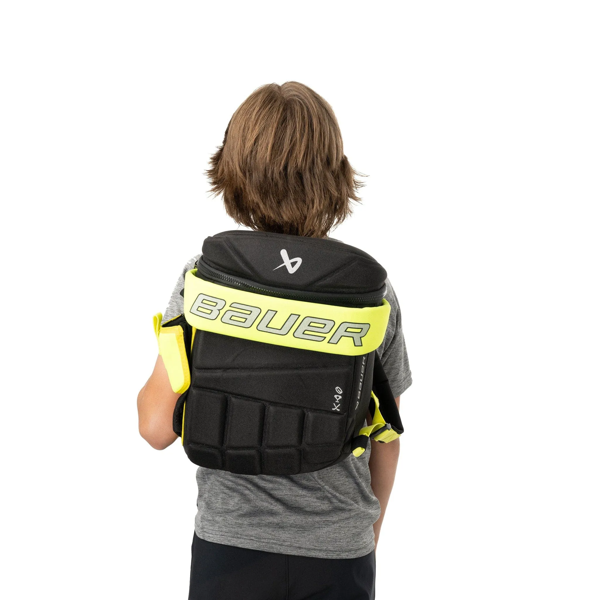 Bauer Glove Backpack Youth Bag - Black/Green