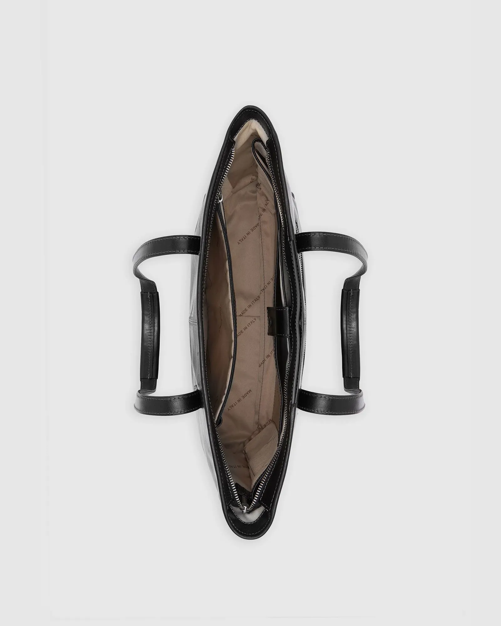 Beatrice Black - Leather Work Tote