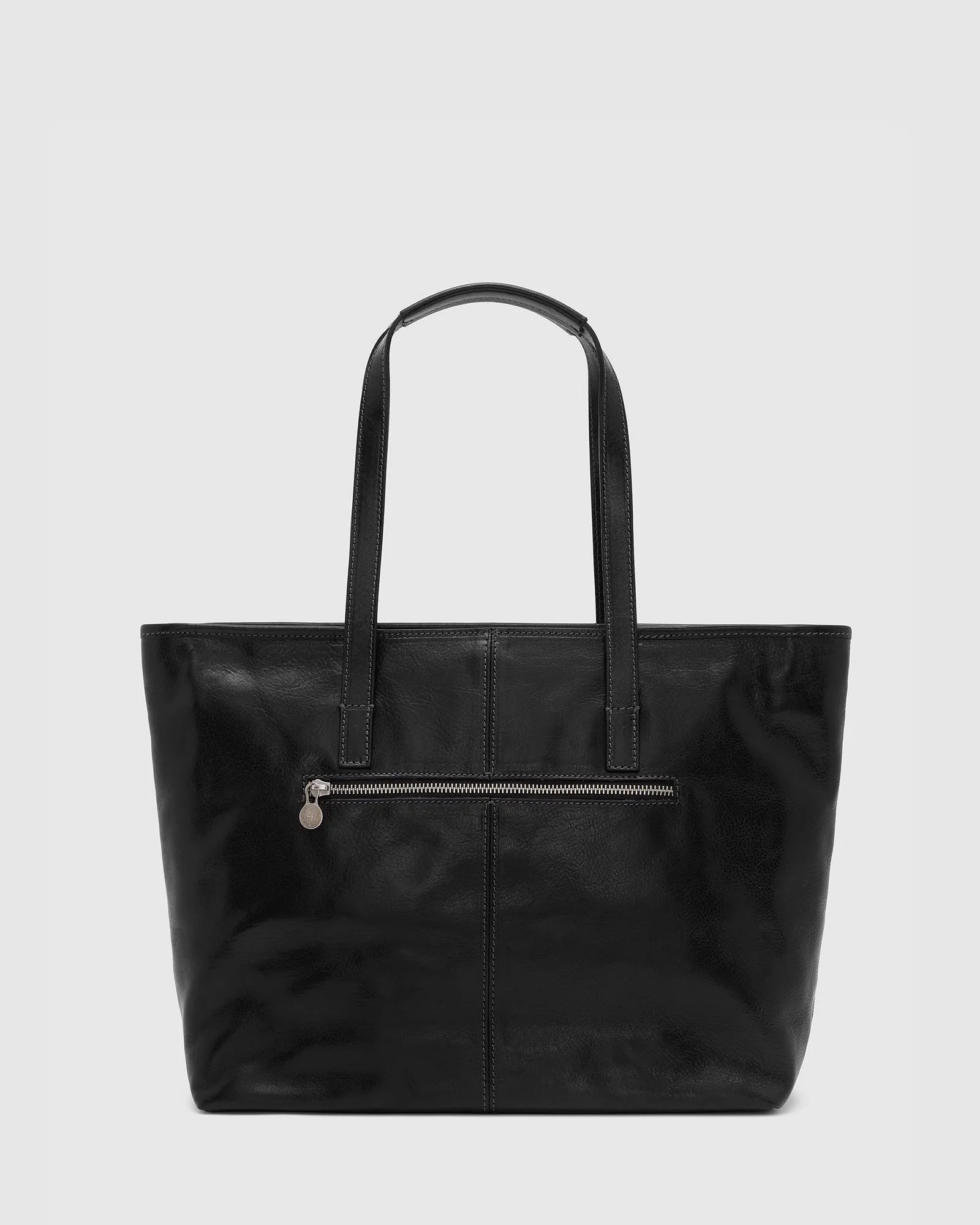 Beatrice Black - Leather Work Tote