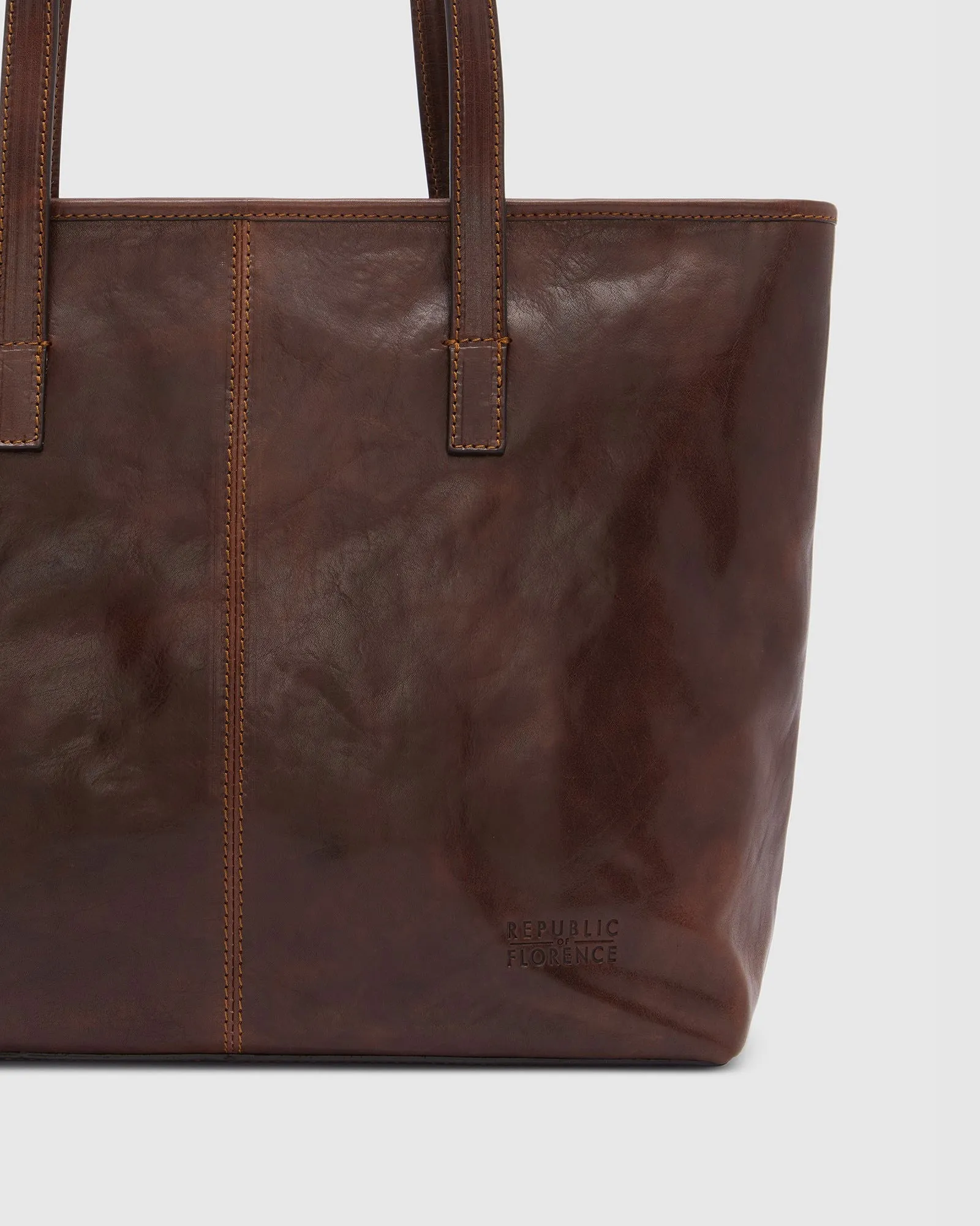 Beatrice Brown - Leather Work Tote