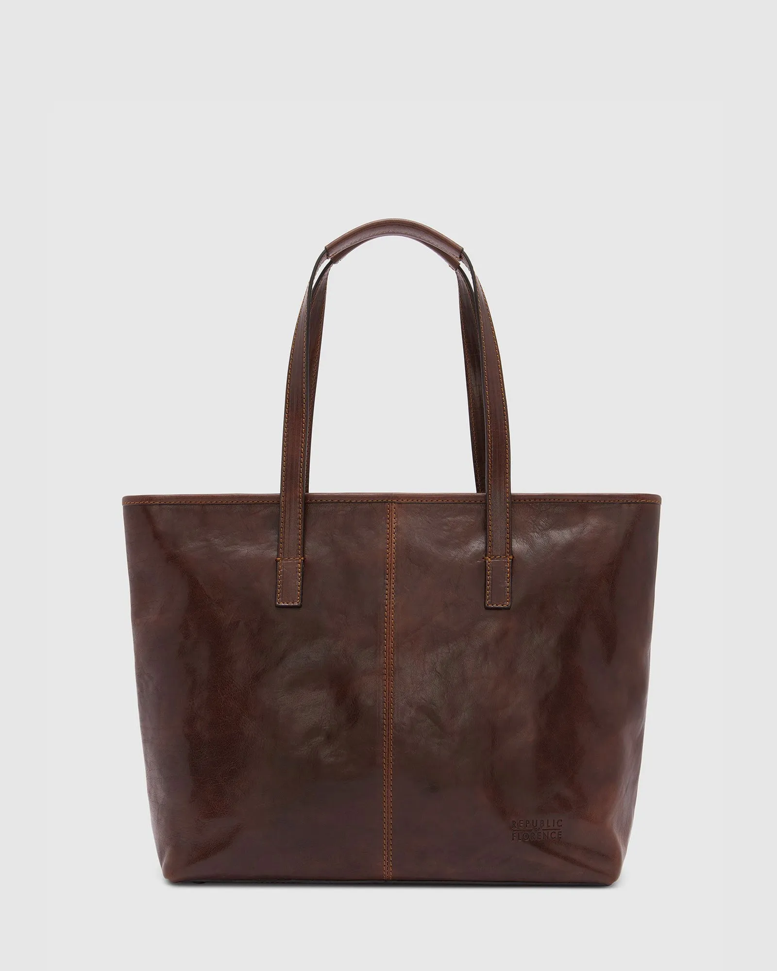 Beatrice Brown - Leather Work Tote