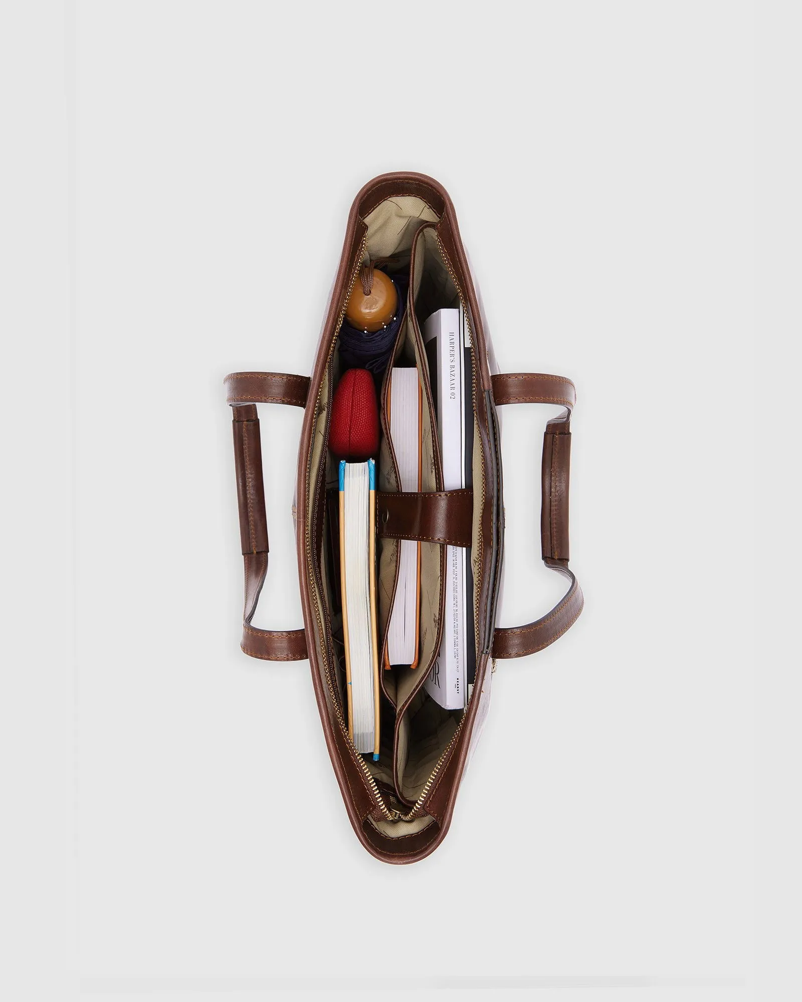Beatrice Brown - Leather Work Tote