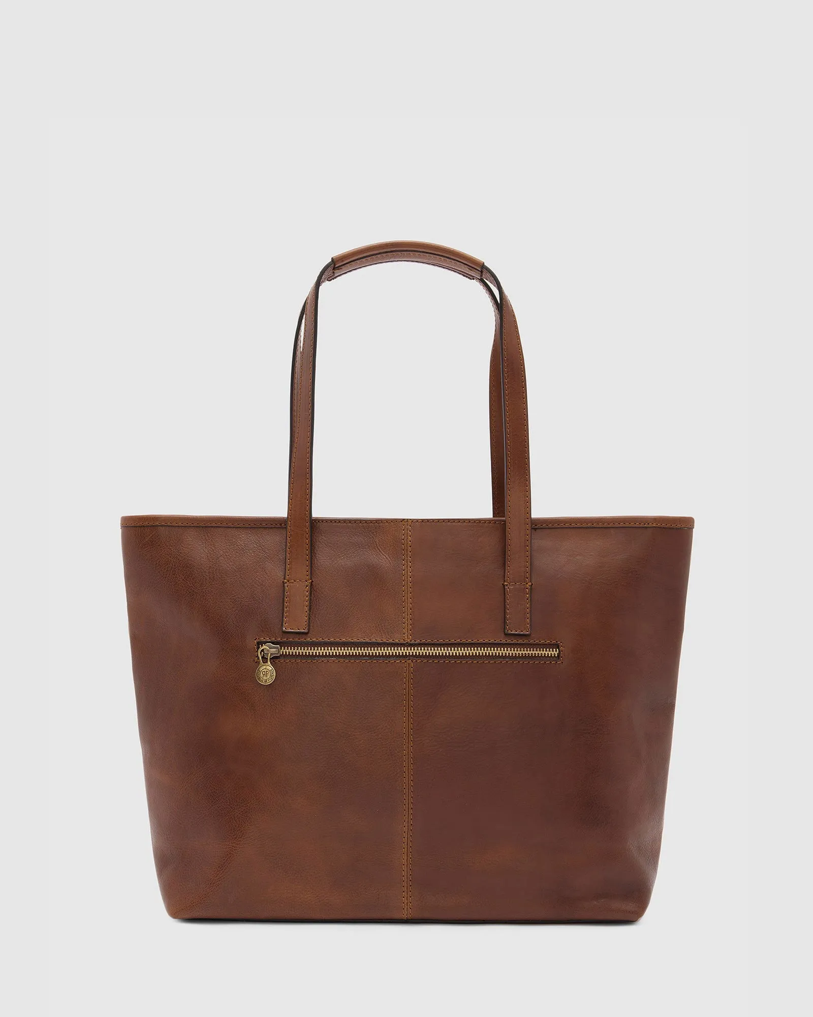 Beatrice Matt Brown - Leather Work Tote