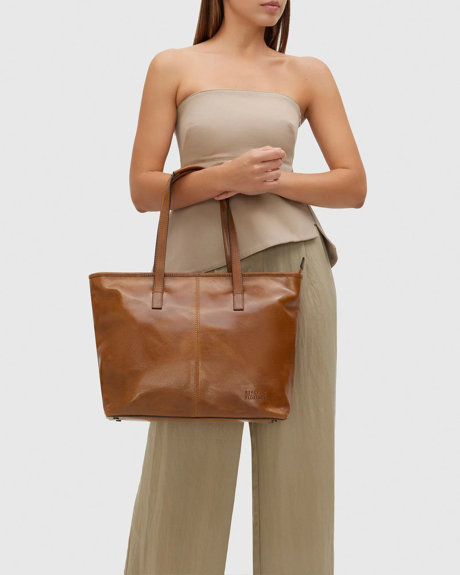 Beatrice Tan - Leather Work Tote