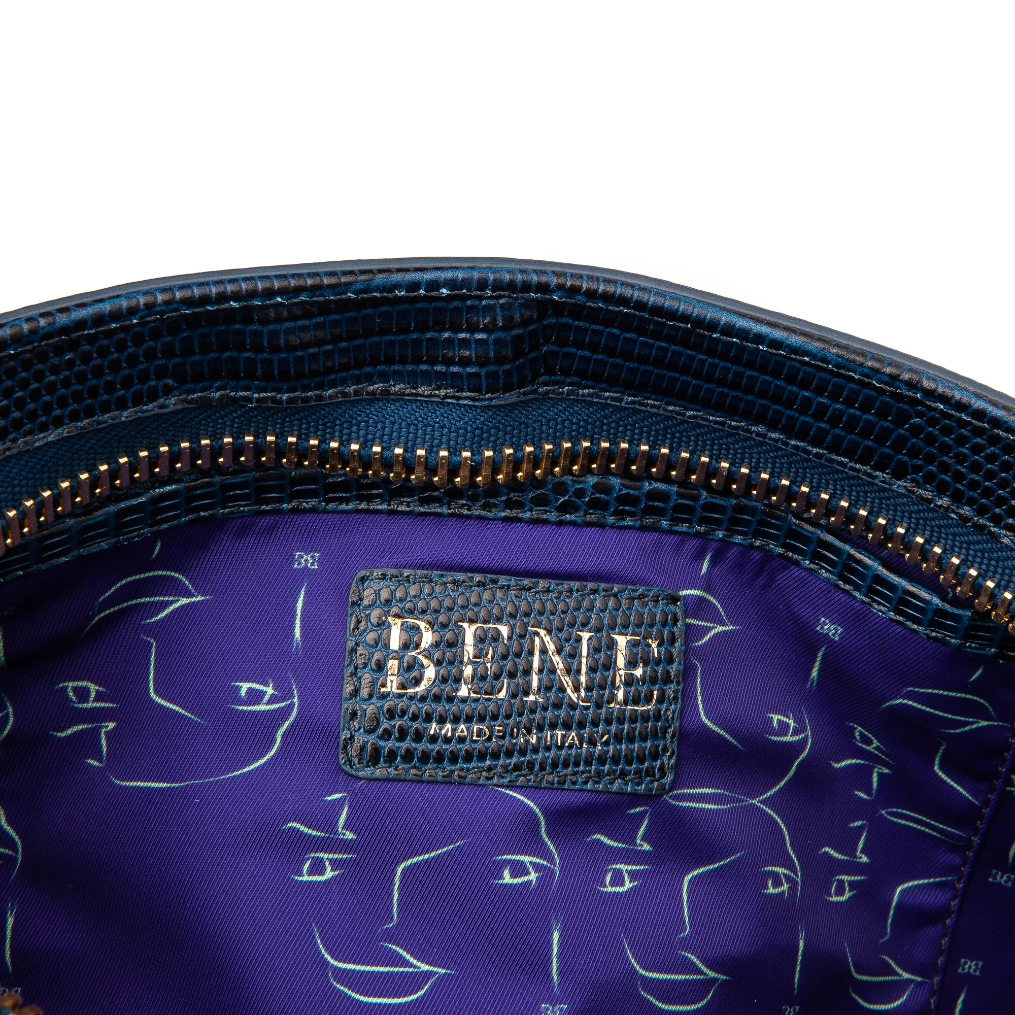 Bel in Navy Lizard