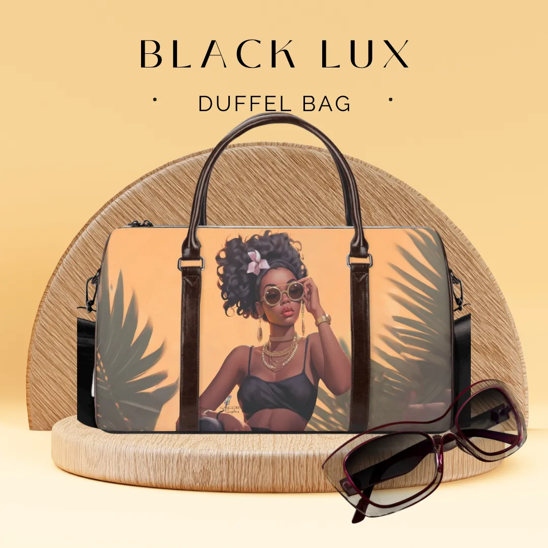 Black Lux Duffle Bag
