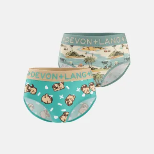 Bria Bikini Brief - Multi-Packs - Puglie/Island