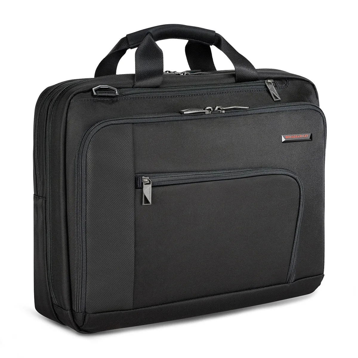 Briggs & Riley Black Verb Contact Medium Brief