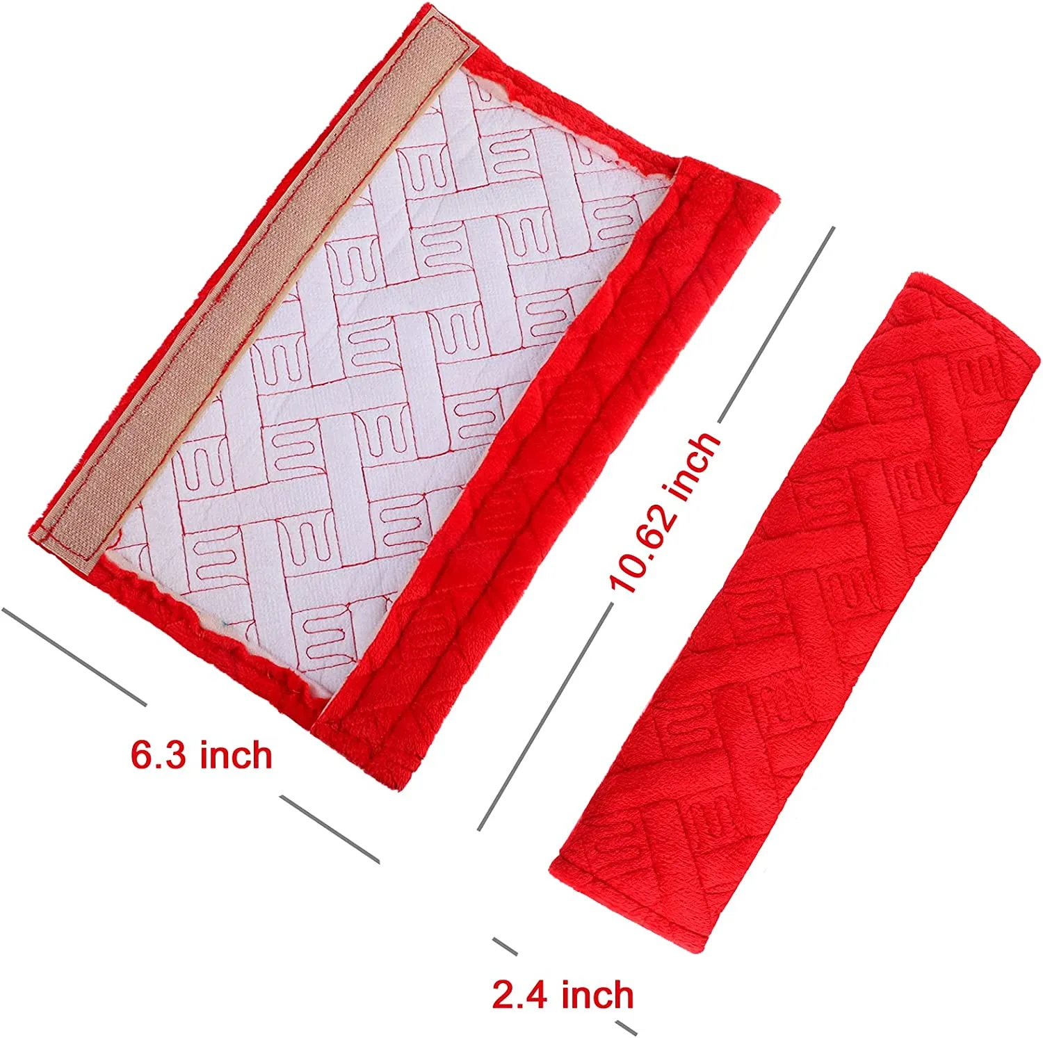 Car Seat Belt Pads Cover for A More Comfortable Driving, Universal Fit for All Cars Seat Belt Shoulder Strap Covers Harness Pad for Car Interior Accessories