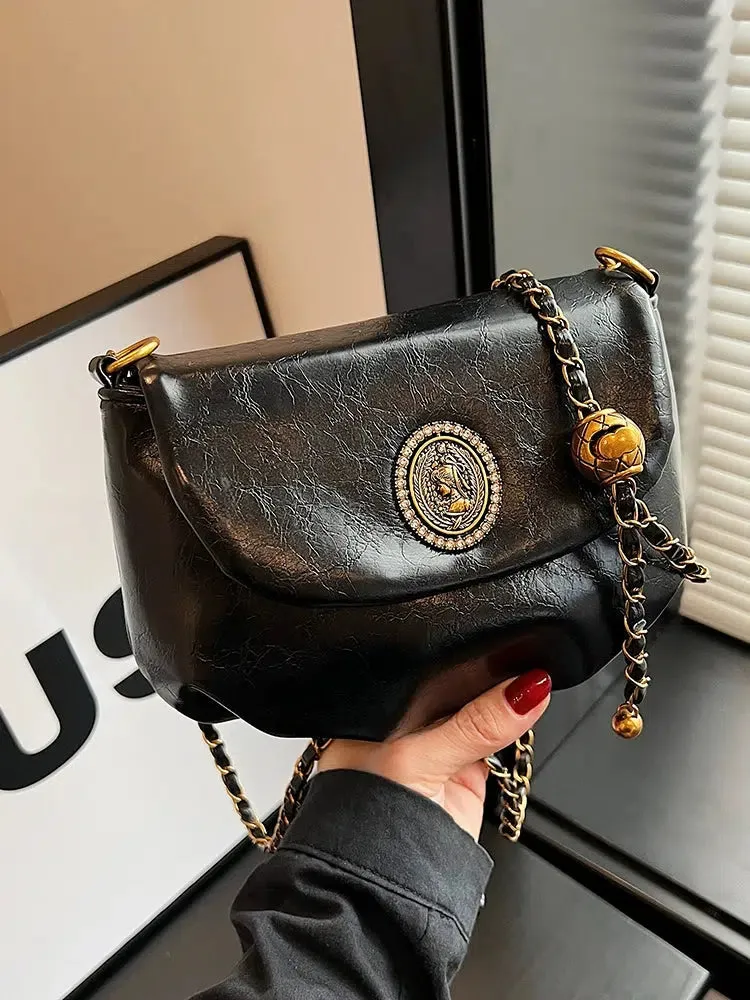 Chain Strap Small Square Bag