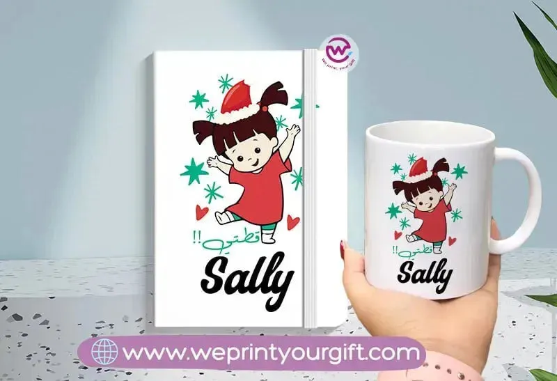 Christmas set( Ordinary mug  Rubber notebook)
