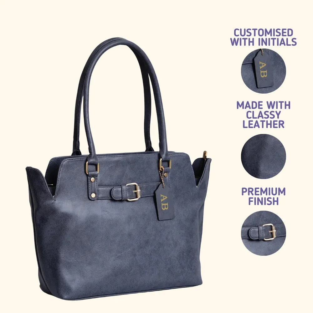 Classy Leather Customized Hand Bag 1.0 - Grey