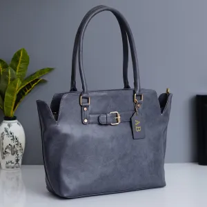 Classy Leather Customized Hand Bag 1.0 - Grey