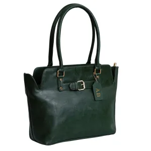 Classy Leather Customized Hand Bag 1.0 - Olive Green