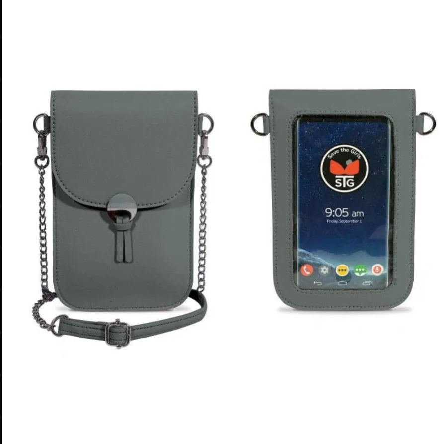 Colorado Touch Screen Crossbody Smartphone Bag: Serious Gray