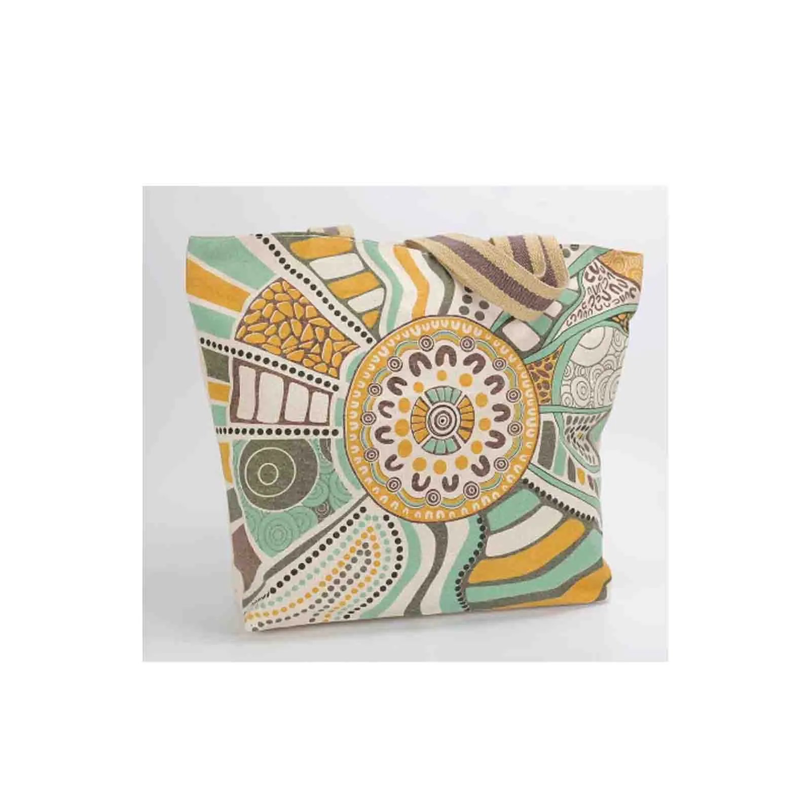 Cotton-Canvas Shopping Bag Road to Freedom 39x50cm