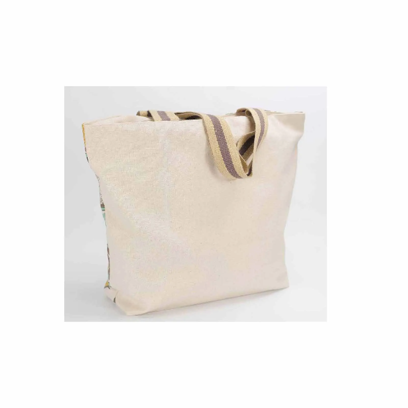 Cotton-Canvas Shopping Bag Road to Freedom 39x50cm