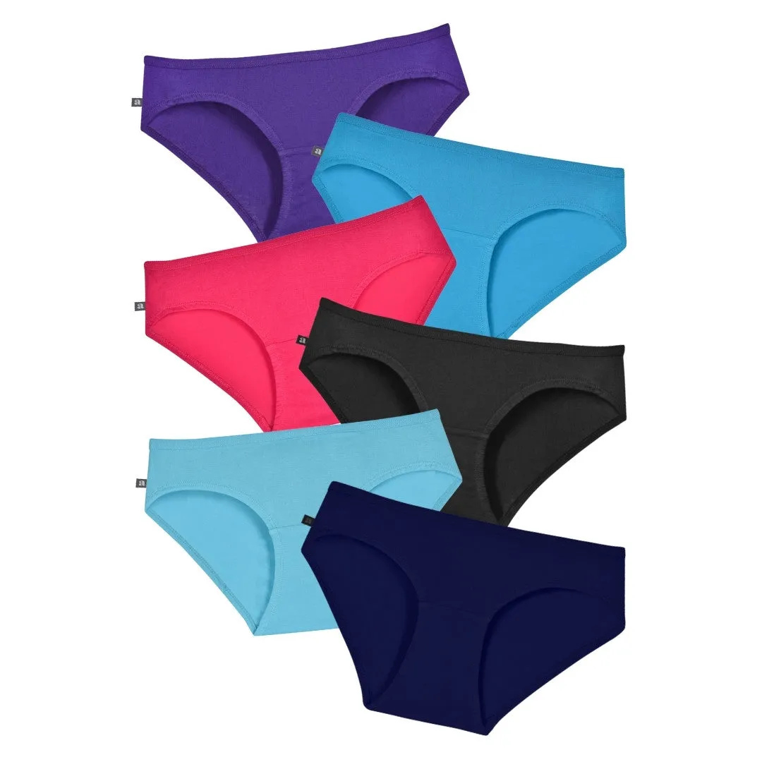 Cotton Panties - Pack Of 6