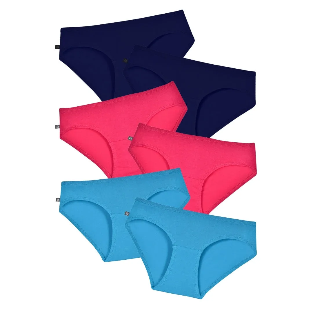 Cotton Panties - Pack Of 6