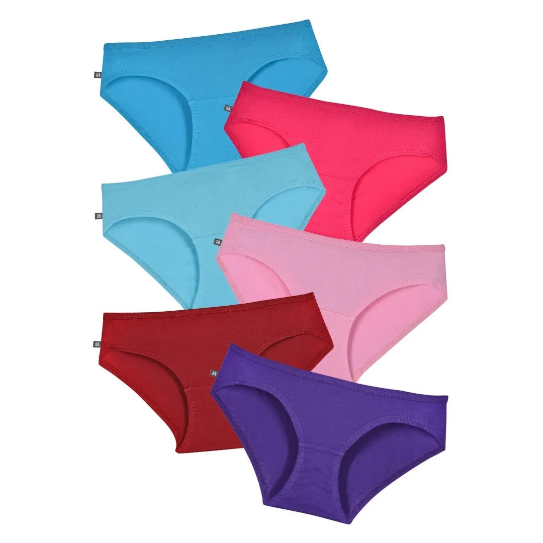 Cotton Panties - Pack Of 6