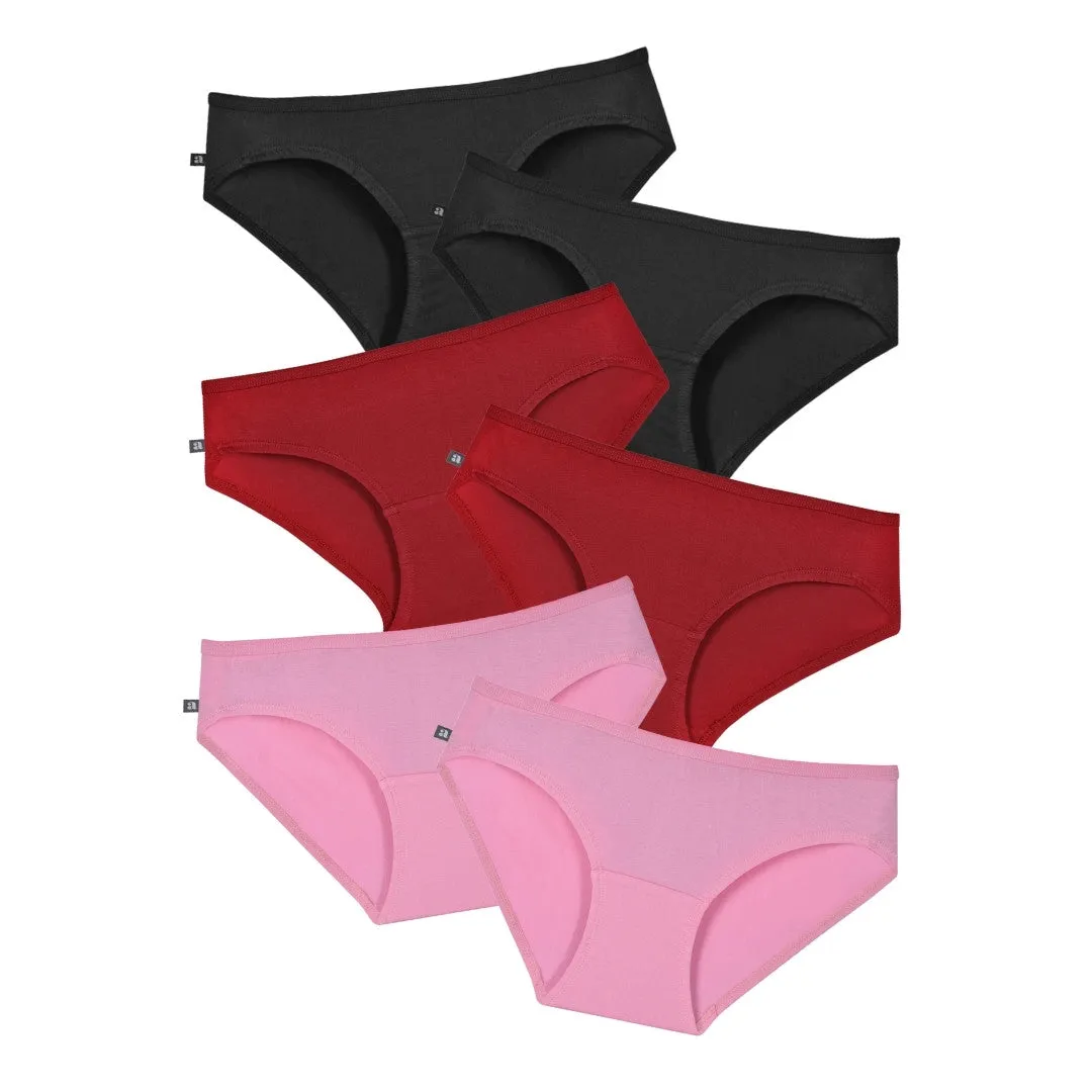 Cotton Panties - Pack Of 6